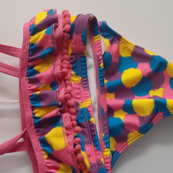 🏖 Cute Girls 3Pc Swimsuit with 50 UPF - Picture 2 of 6